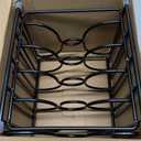 Pot Lid Organizer Rack,1.6in Wide Cutting Board Organizer for Pan Lids,Baking Sheets,Cookie Sheets, with 4 Slots,Cutting Board Holder Rack (2PC-Large)