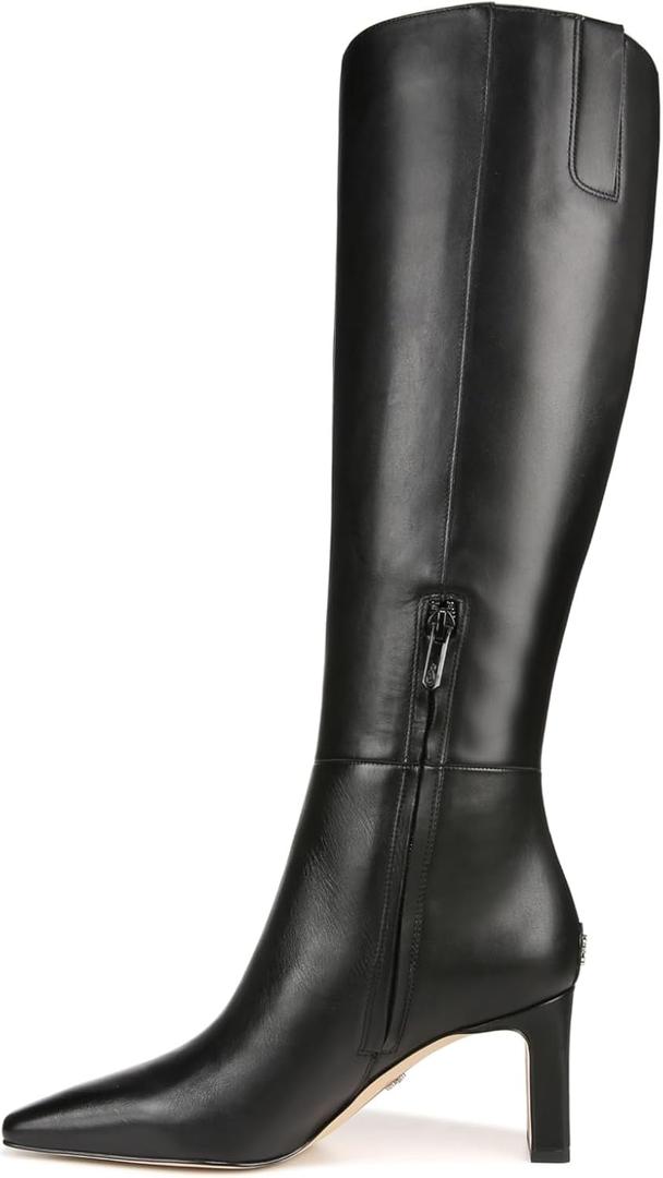 Sam Edelman Women's Sylvia Boots (8.5, Black Leather)