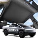 Wigoo Tesla Cybertruck Sunshade Roof [Never Sag, Nano Ice-Crystal Coatings] 3rd-Gen Heat Insulation Glass Roof Sun Shade, Accessories for Tesla Cybertruck 2023~2025, Tesla Interior Black