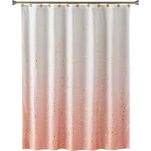 SKL Home by Saturday Knight Ltd. Splatter Fabric Shower Curtain, Pink