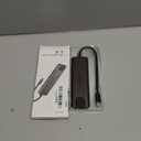 Lemorele USB C Hub Multiport Adapter 9 in 1 w/Gigabit Ethernet, 100W PD, HDMI 4K, 3 USB 2.0, 5Gbps USB C Data Port, SD/TF Card Reader, Dongle Docking Station for MacBook Lenovo HP Dell Laptops