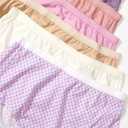 Hanes Women's Underwear Briefs Pack, 6-Pack, Cotton Brief Panties for Women, Moisture-Wicking (Plus Size) (XXXL)