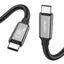 UANTIN USB C Monitor Display Cable 10FT (8K@30Hz 4K@120Hz/60Hz) USB C 3.2 Gen 2x2 Video Cable, 240W Fast Charge, 20Gbps Data Transfer, Type C Compatible with iPhone 16, MacBook Pro/Air, iPad, Monitor