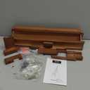 DJAR Large Studio Art Easel for Painting, Adjustable Solid Beech Wood Artist Easel with Storage Tray, Adults, Beginners, Hold Canvas up to 49", Walnut