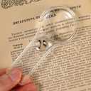 50 Pack Magnifying Glass for Kids, 15x and 5X Handheld Portable Magnifier for Home, Magnify Glasses Lens with 50 Lanyard for School Students Outdoor Explorer, Science Observation and Reading