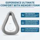 Replacement Cushions for AirTouch F20, Memory Foam Cushion for AirFit F20 & AirTouch F20 Frame, Optimized Comfort & Secure Seal, F20 Mask Medium for Full Face CPAP Users, 2-Pack