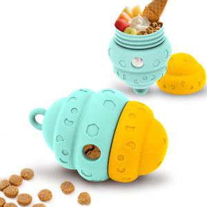 Dog Treat Dispensing Toys, Interactive Slow Feeder Toy - Fill and Freeze Dog Food, Keep Them Busy-Reduces Anxiety/Boredom for Small Medium Breeds Green