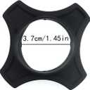 10PCS Black Rubber Microphone Anti Slip Ring 60mm Microphone Cover Musical Instruments Mounts Accessories