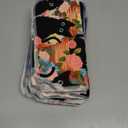 Redbaker 50 Pcs Reusable Paper Towels Paperless Reusable Cotton Cloths Toilet Absorbent Washable Paper Towels with Roll Kitchen Dishcloth for Kitchen Paperless Dishcloths (Black Cat)