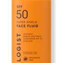 Tanologist SPF 50 Super Shield Face Fluid, Broad Spectrum SPF Sunscreen, Lightweight Face Sunscreen With Antioxidants & Hyaluronic Acid, No Fragrance, 1.69 fl. oz/50 ml Bottle