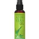 Seven Minerals, Travel Size Organic Aloe Vera Gel from freshly cut 100% Pure Aloe - 2 Fl Oz - HighestQuality, Texas grown, Vegan, Unscented - For Face, Skin, Hair, Sunburn relief (2 Fl Oz)