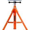 VEVOR Roller Stand, Heavy Duty 2500 LBS Load Capacity Tool Stand - 28"-52" Height Adjustable - Foldable Space-Saving Design - for Woodworking and Metalworking Long Boards, Metal Pipes or Bars