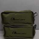 MOON LENCE Portable Camping Chair Backpacking Chair - The 4th Generation Ultralight Folding Chair - Compact, Lightweight Foldable Chairs for Hiking Mountaineering, Beach (Green-2 Pack)