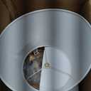Wilmer 28" Tall Table Lamp with Fabric Shade in Brass/White