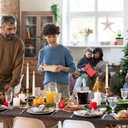 GenSwin Flameless Taper Candles with Remote Timer, Real Wax LED Flickering Candlesticks Battery Operated 3D Wick for Wedding, Party, Home(Ivory, 9.84", Set of 3)