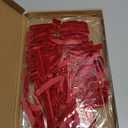 Ribbli Red Velvet Bows for Christmas Tree 24 Pcs Dark Red Vintage Wreath Ribbon Bows for Door Garland Home Decor - 5 x 7 Inch, 3/8 Inch Wide