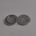 LASSHSWA 2 PCS Kitchen Sink Strainer Stainless Steel, Kitchen Sink Drain Strainer Sink Strainers with Large Wide Rim 4.5" Diameter for Kitchen Sinks