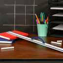 LEARNING ADVANTAGE Magnetic Dry Erase Straight Edge - 24 - Jumbo Teaching Ruler - Measurement Tool for Whiteboards and Chalkboards