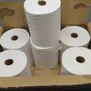 Scott Professional Universal 100% Recycled Fiber Hard Roll Paper Towels, Bulk (56158), Hardwound 1.5' Core, Absorbency Pockets, Compressed, White (6 Rolls at 800' Each, 4,800'/Case)