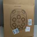 Music Boxing Machine for Adult: 6+2 Targets Music Punching Machine with Gloves Large Size Boxing Workout Target Equipment