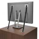 TV Safety Straps - Anti-Tip Furniture Straps for Baby Proofing - Adhesive Non Drill TV Straps Safety for Flat Screen - 2 Pack Adjustable Earthquake Straps - Wall Furniture Anchors for Baby Proofing (40 in)