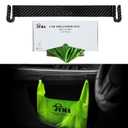 JVMA Car Trash Bags and Hook  Leakproof, Smell Proof Hanging Garbage Bags for Car, Truck, SUV, RV & Vehicle  Green, 50 Count Automotive Trash Bags 1 Gallon (US Patent) (HB)