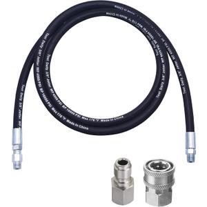 Tool Daily Pressure Washer Whip Hose with Swivel, Hose Reel Connector for Pressure Washing with Power Washer Adapter Set, 8 FT