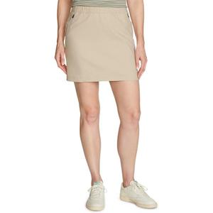 Eddie Bauer Women's Rainier Pull on Skort (4, Pumice)