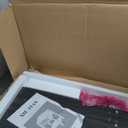 SICOTAS Rattan Nightstand Set of 2, Rattan Decor Drawer with Brass Knobs Night Stand Bedside Table Boho End Tables Side Tables with Storage Shelf for Bedroom,Small Space (Obsidian)