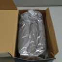 Full Mattress Protector, Breathable Waterproof Mattress Pad Cover Fitted Deep Pocket 8"-21", Soft Noiseless Mattress Cover Washable Cooling Padded for Home Hotel Bedroom, Gray