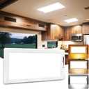 RV Lights Interior,3 Color RV LED Super Bright Fixture,12V RV Ceiling Dome Light with ON/Off Dimmable Switch Energy Saving for RV/Camper/Car/Trailer/Boat (White)
