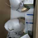 2 Pack Cordless Table Lamp, Rechargeable Desk Lamp with Fabric Shade, Battery Operated Lamp 3 Color Stepless Dimming, Small Touch Bedside Lamp Home Decor for Dining, Counter (Brushed Gold)