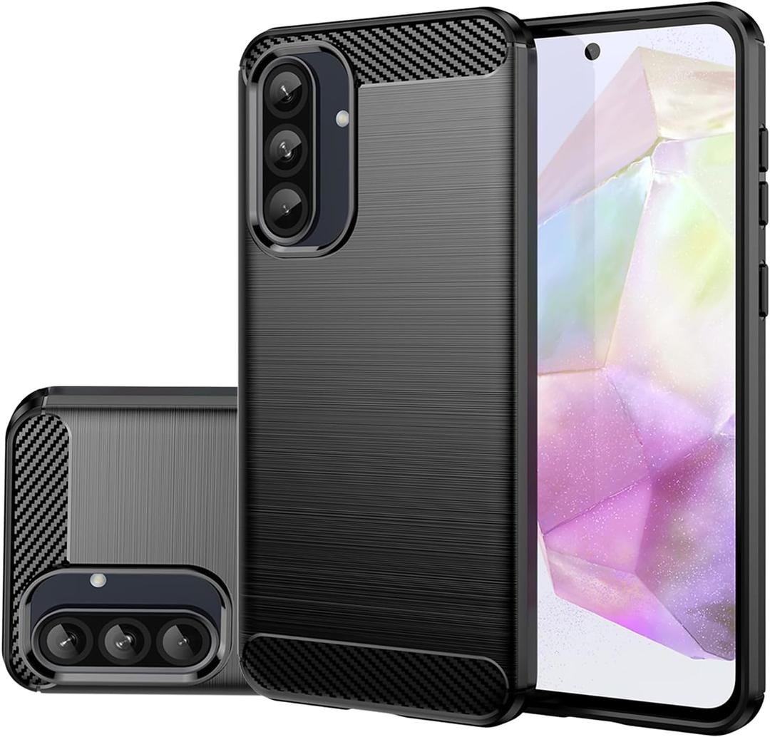 Case for Galaxy A57 Case, for Samsung A 57, Slim Thin Phone Cover TPU Soft Back Cases Anti-Scratch Shockproof Protective Cover for Samsung Galaxy A57 Black