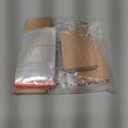 Earring Display Cards with 100 Pcs Earring Holder Cards 200 Pcs Earring Backs and 100 Jewelry Packaging for Earrings Necklace Jewelry Bags 3.5x2.4 Inches (Brown)