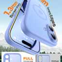 TOCOL for Phone 17 Case, Compatible with Magsafe Charger, Full Camera Protection, Drop Protection, Translucent Matte Phone Case for Phone 17 6.3 inch (Light Blue)