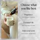 Kravo Essential Oil Porcelain Diffuser  Original White | Electric Plug-in Aroma Diffuser with Adjustable | Fragrance Oil Scent Diffuser for Home, Bedroom, Office