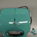 GreenLife Pro Electric Panini Press Grill and Sandwich Maker, Healthy Ceramic Nonstick Plates,Easy Indicator Light, PFASFree, Turquoise broken plastic pcs