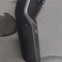 Philips Norelco Shaver 3900 Series, Wet and Dry Electric Shaver, P-Cap, Travel Pouch, Charging Stand, Storm Blue, Model S3341/92 (Silver New)