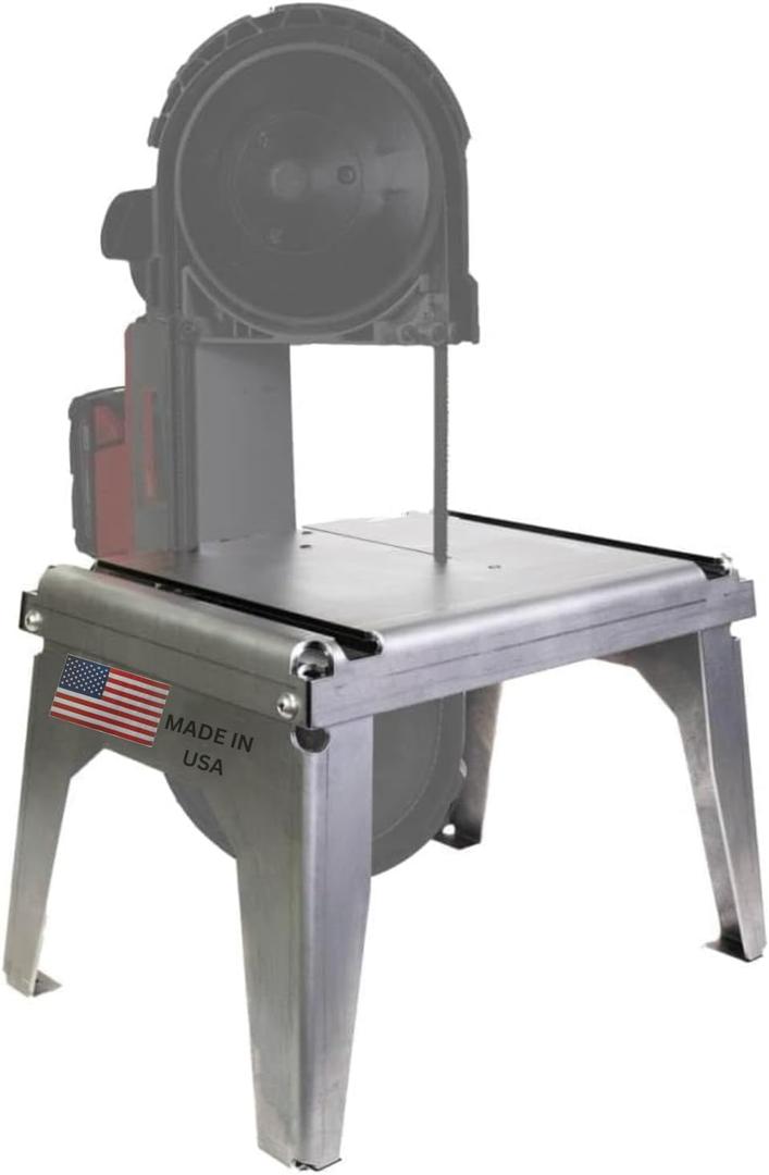Diktator Grinders Portaband Table- Steel Stand for Portaband Saw with Mitre Slots & Formed Legs for Better Control- Compatible with Milwaukee Grinder Setups & Supports Portable Table Saw Functionality