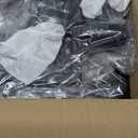 ZGLAOJT Black Industrial Semi Flush Mount Ceiling Light 5-Light Kitchen Light Fixtures Modern Large Matte Sputnik Chandelier for Dining Room Bedroom Farmhouse Living Room