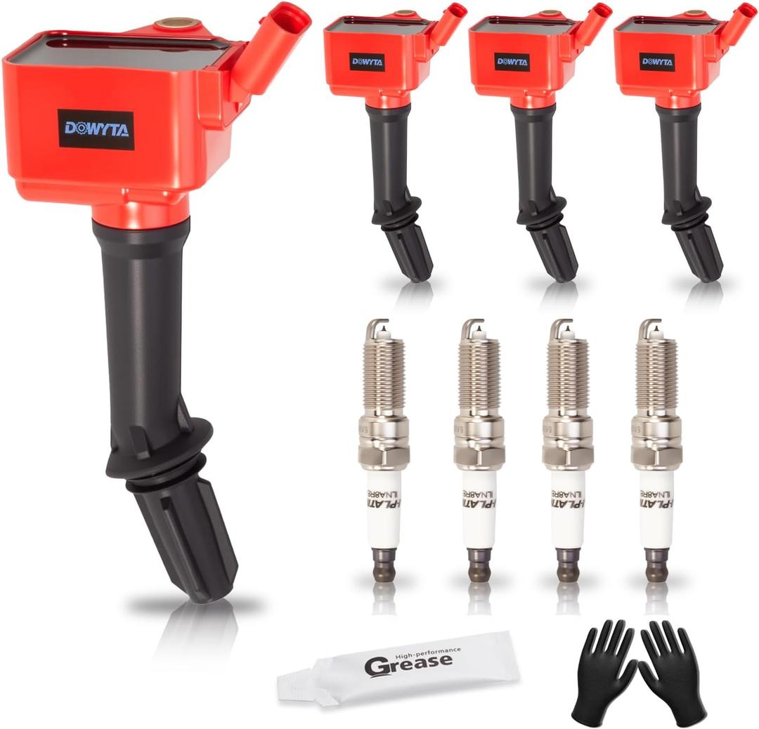 4x Ignition Coil Pack Spark Plug fits for Buick Encore Chevy Cruze Volt Turbo L4 1.4L 2016 2017 2018 2019, L4 1.5L 2016-2019 Chevy Malibu, 2018-2022 Equinox, 2018-2020 GMC Terrain Replaces UF802
