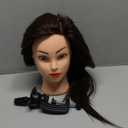 Mannequin Head with 28 inch Hair to Practice Hairstyling Braiding Cosmetology Training Head Mannikin Doll Head for Hairdresser Beginner Learning Teaching