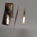Tweezerman Rose Gold Petite Point and Slant Tweezer Set with Travel Case