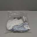 YALLET Baby Boy Clothes Suit Newborn Infant Gentleman Outfits, Formal Dress Shirt+ Bowtie+ Suspender Pants Wedding Party Set (0-3 Months, Short Sleeved White Flower)