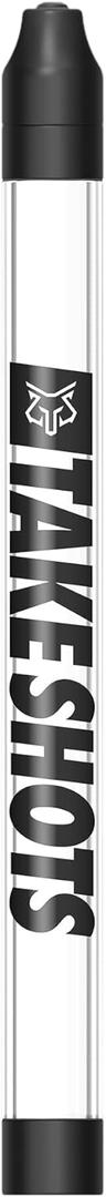 TakeShots Take V2 - Shot Holder & Straw for Drinks & Chasers - Experience Shots On the Go - Fits All Standard Bottles, Glasses, & the Chase - 1oz (Blackout)