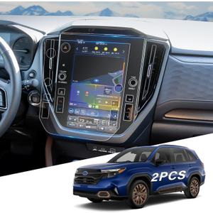 For 2022-2025 Forester (Premium/Sport/Limited/Touring) Screen Protector 11.6 Inch Nano Anti-Scratch Ultra-Tough Touchscreen *2 Accessories - No More Scratch&Fingerprint