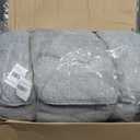 Non Slip Chair Cushions for Dining Chairs Set of 4 Kitchen Chair Cushions 18"x18"x3" Turfted Chair Pads Comfortable and Soft Seat Cushion with Ties, Light Grey