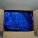 TICONN Mattress Bags for Moving, Heavy Duty Queen Mattress Cover Storage Bag with Full-Around Handle and Adjustable Buckles (Blue, Queen)