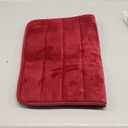 SK Studio Memory Foam Bath Mat Non Slip Absorbent Bathroom Rugs Thick Soft Dry Fast for Kitchen Runner Mat for Kitchen Floors Red, 16x24 inch