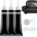 2025 Upgrade Advanced Leather Repair Gel, Leather Repairs for Car Seat Vinyl Repair Kit, New Multifunctional Leathers Repair Kits for Car Seat Couch and Jacket Repair Kit, Black (Blcak)